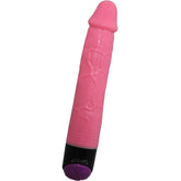BAILE - VIBRADOR SEXUAL COLORIDO ROSA REALISTA 23 CM